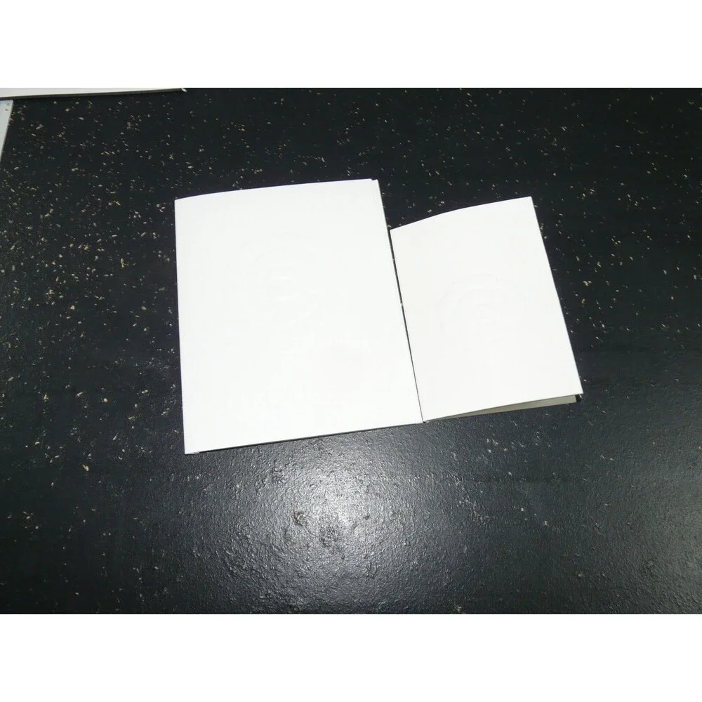 CHANEL Gift Shopping Bag Lot of 5 w/ Ribbon Rose Card Envelope White & Black